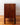 Left side closeup of Mid-century record cabinet with tambour doors