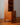 Sideview of mid-century wall unit with bookcase and record cabinet