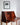 Scandinavian furniture writing bureau with fold-down desk and internal compartments