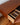 Drawer detail on mid-century Hans Hayson dressing table