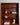 Shelf detail on Danish mid-century teak bookshelf