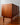 Mid-century modern record cabinet / compact sideboard side view detail