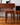 Vintage Australian Hans Hayson dressing table with stool in aniline leather