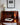 Vintage Scandinavian writing desk with drawers and lockable fold-down front
