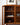 Adjustable shelving inside mid-century Parker display cabinet