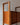 Mid-century wall unit with open shelving - top side view