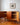 Chiswell vintage buffet with open swing doors showing storage
