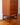 Sleigh base of mid century modern G-Plan Quadrille tallboy drawers