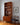 Mid-century teak hutch and bookcase, tall storage profile