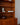 Mid-century teak veneer bookcase with fixed and adjustable shelving