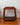Noblett Furniture vintage bar cart, teak frame with curved design and wheels
