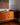 British mid-century sideboard in walnut and teak with record storage